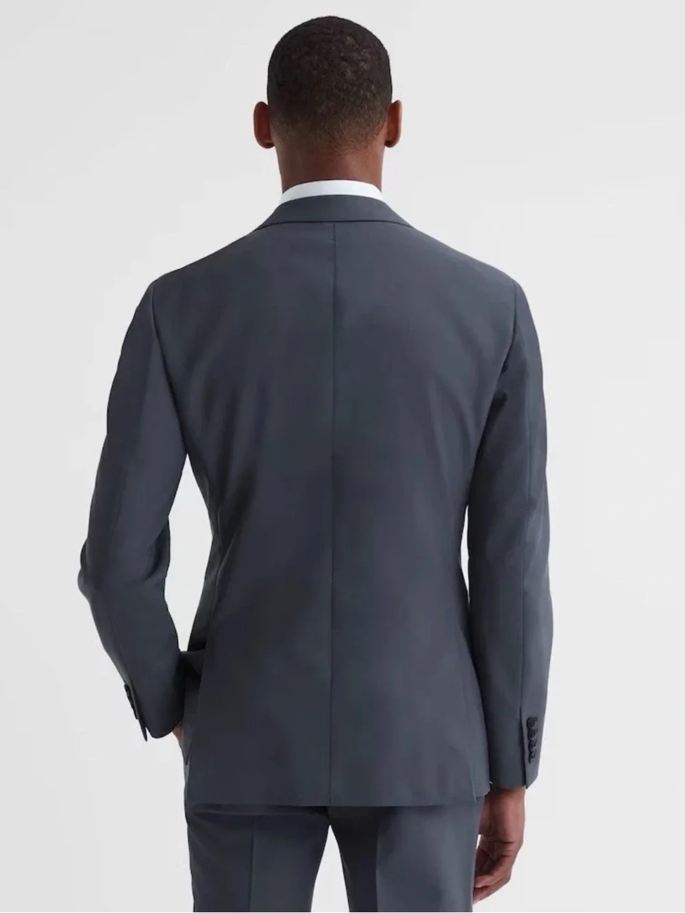 Reiss Airforce Blue Modern Fit Single Breasted Wool Full Suit | NWT | 40R / 32 W